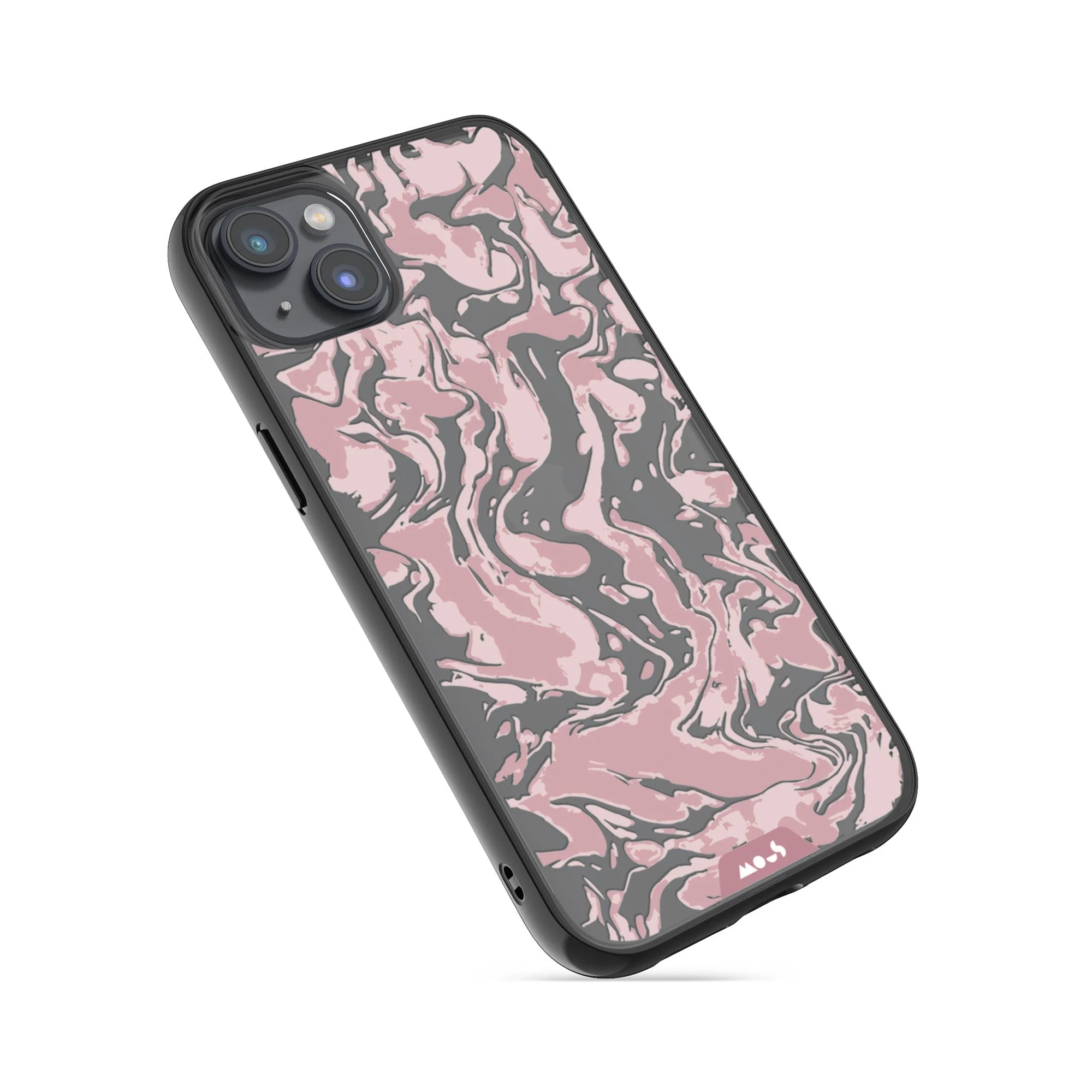 Dusky Pink Protective Phone Case - Marbled - Image 11