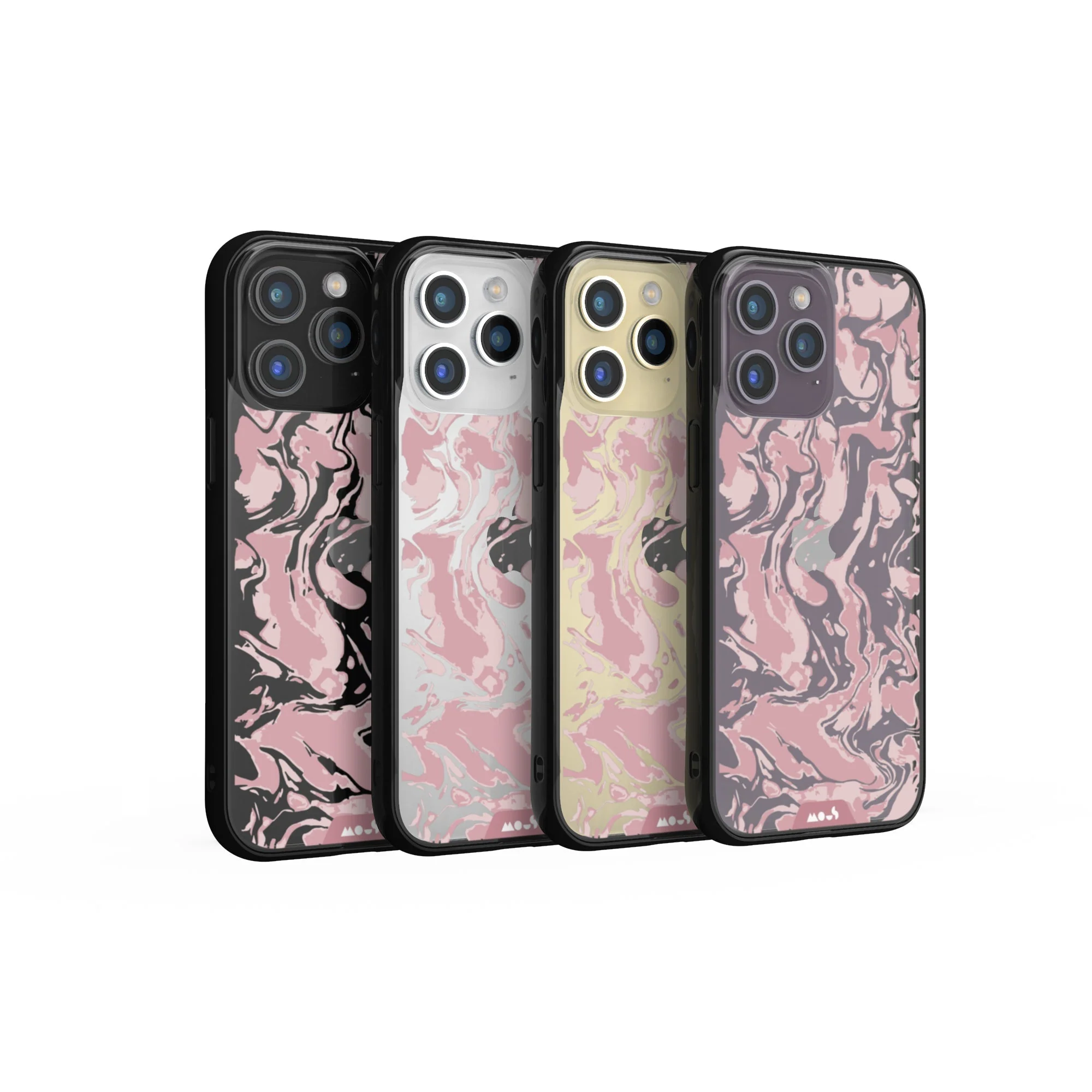 Dusky Pink Protective Phone Case - Marbled - Image 22