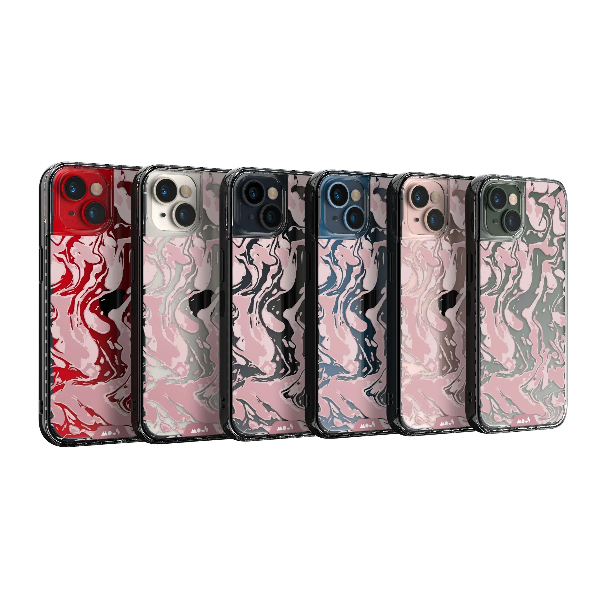Dusky Pink Protective Phone Case - Marbled - Image 25