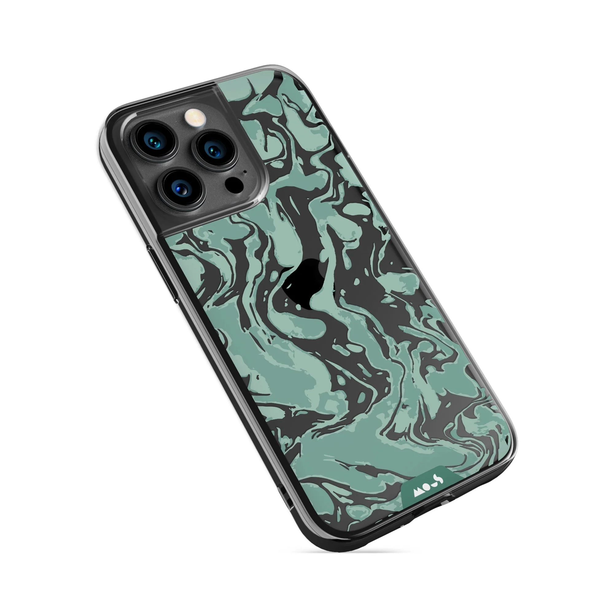 Sage Green Protective Phone Case - Marbled - Image 13