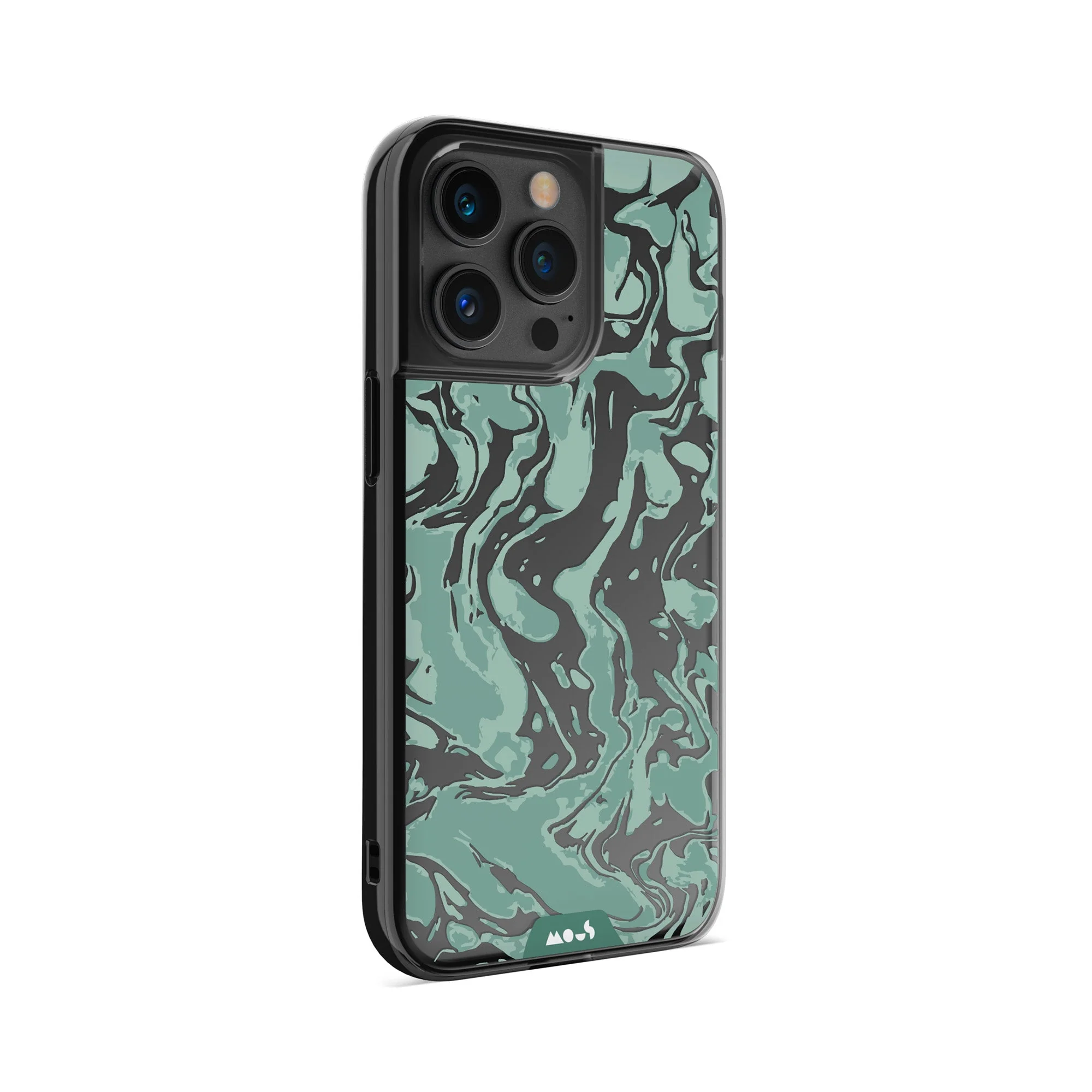 Sage Green Protective Phone Case - Marbled - Image 3