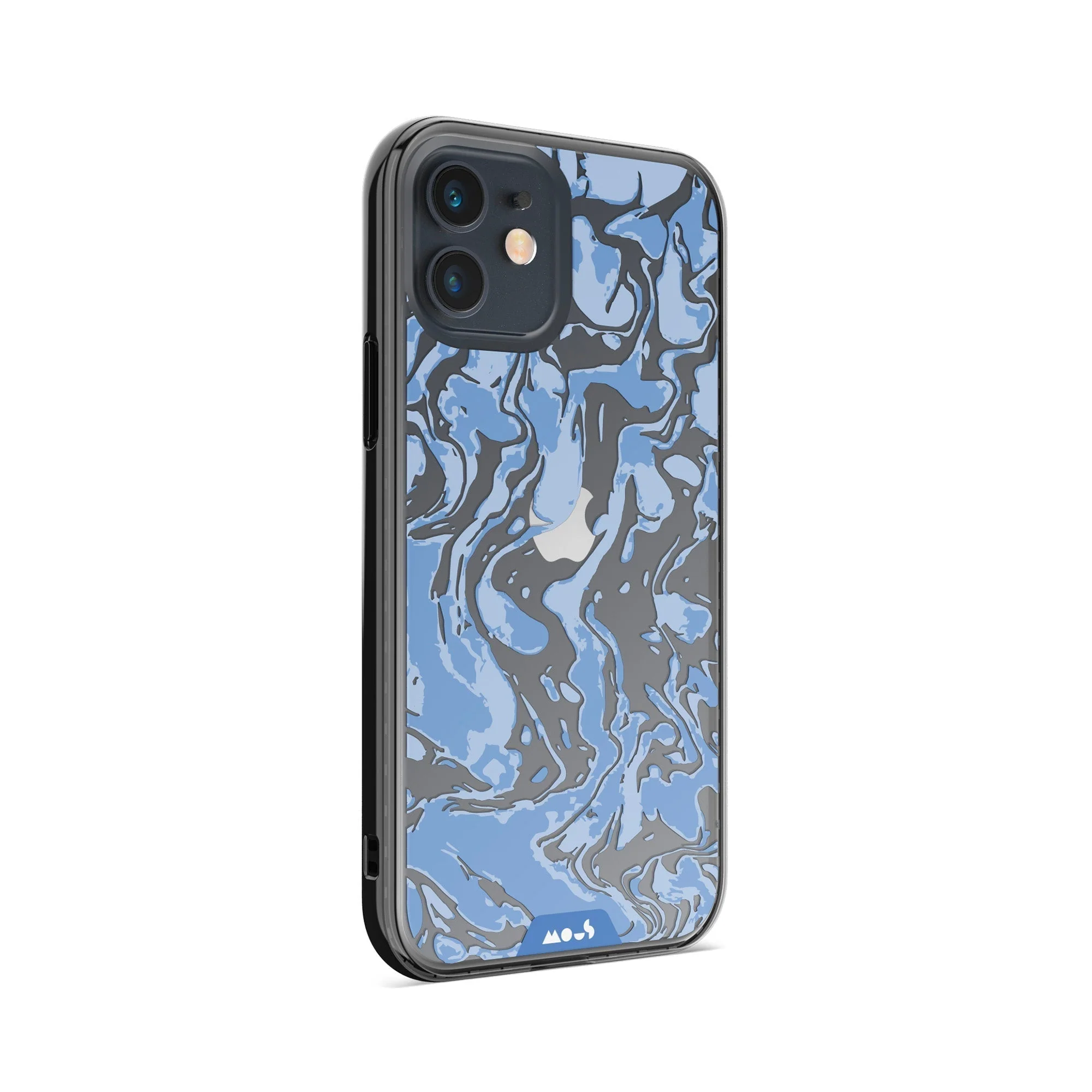 Sky Blue Protective Phone Case - Marbled - Image 10