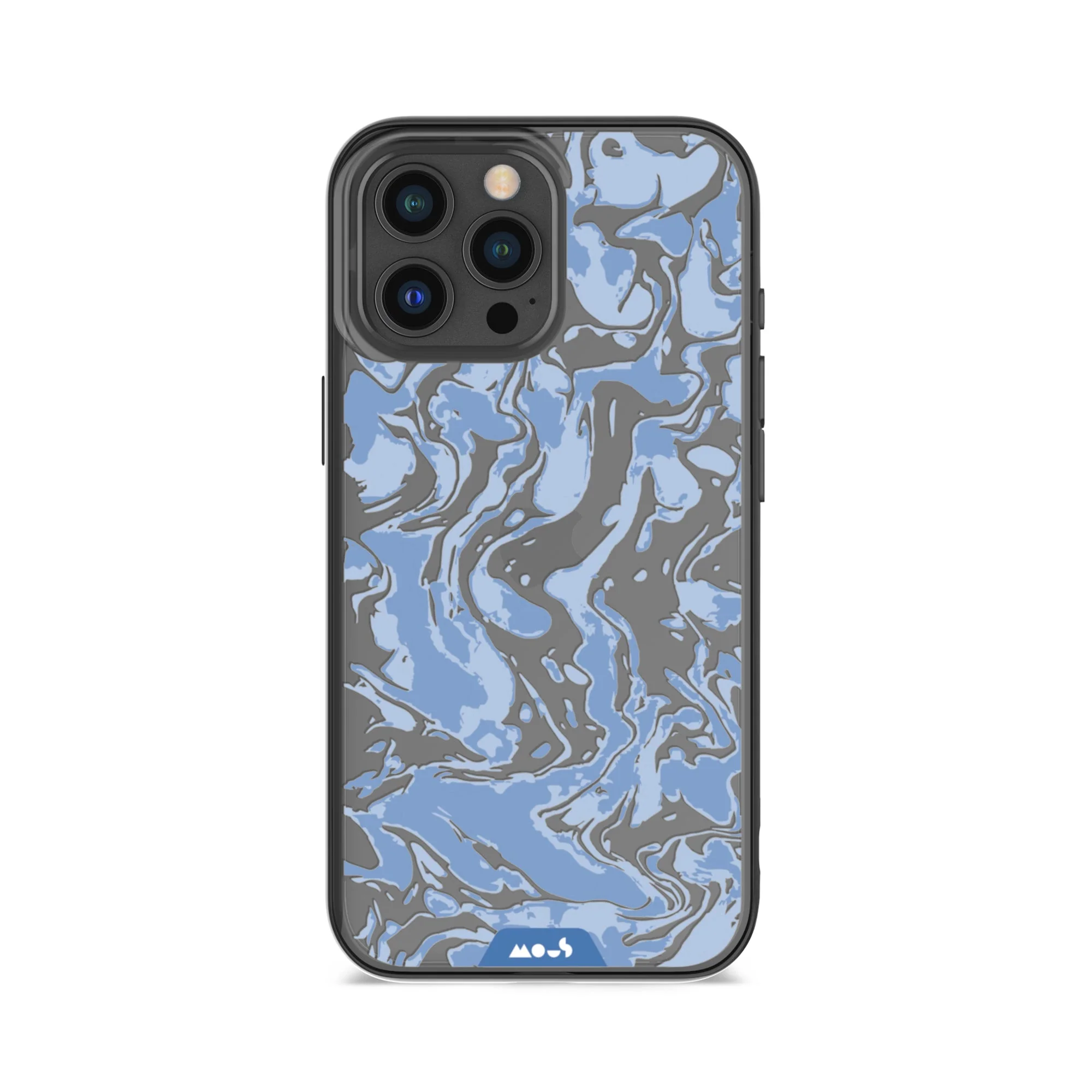 Sky Blue Protective Phone Case - Marbled - Image 14