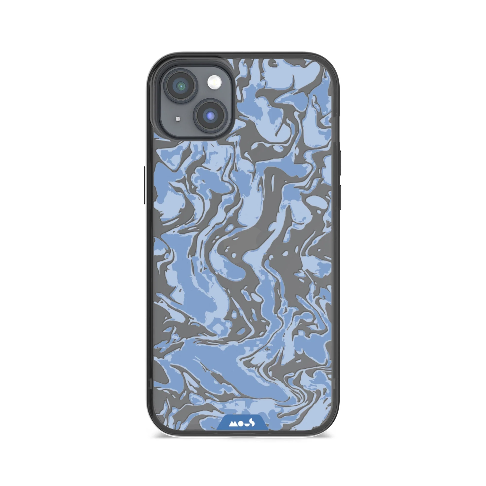 Sky Blue Protective Phone Case - Marbled - Image 16
