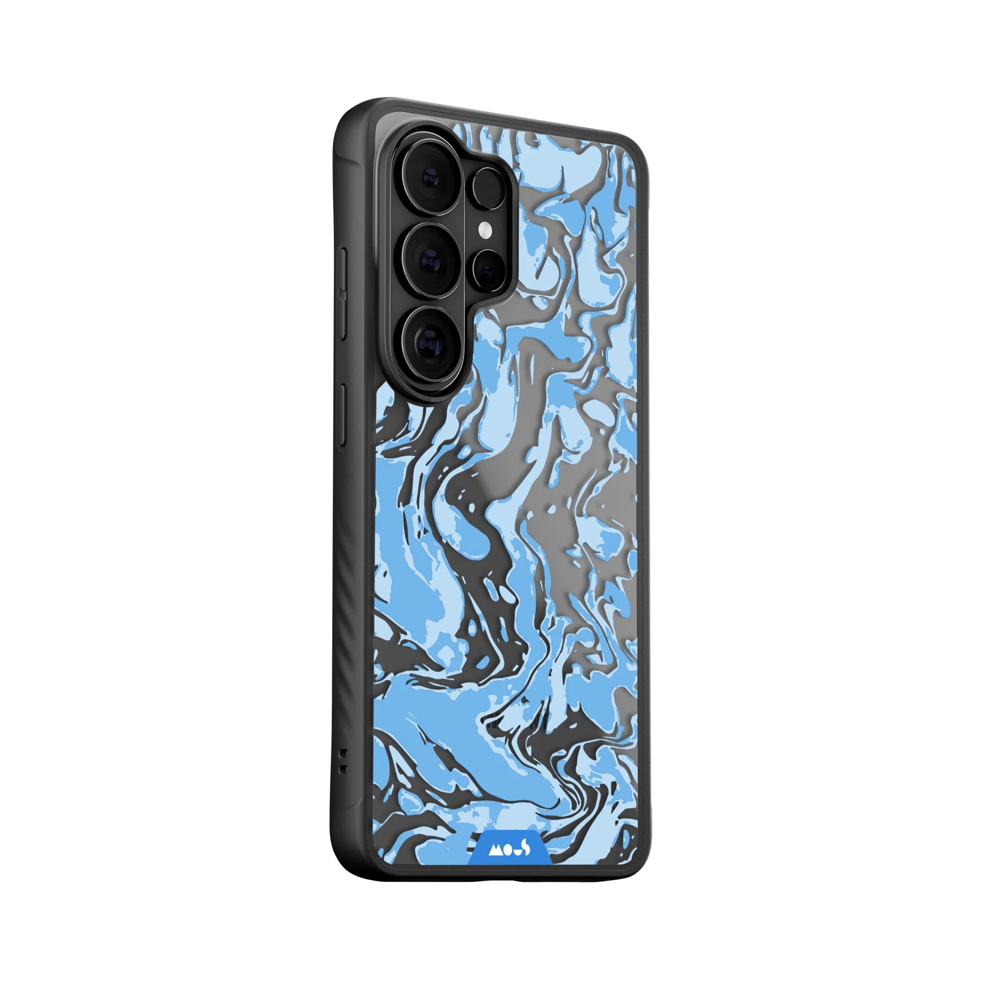 Sky Blue Protective Phone Case - Marbled - Image 38