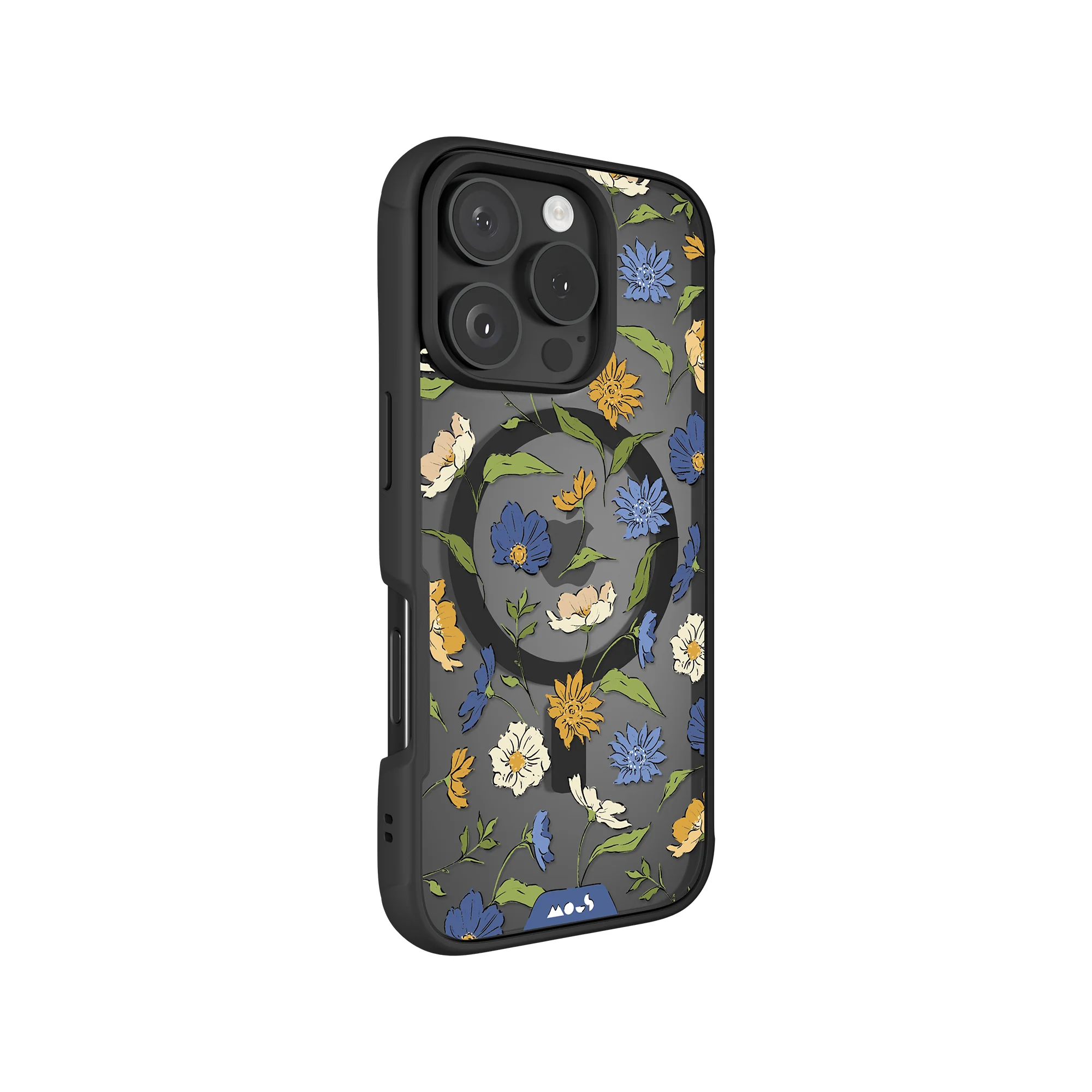 Floral Blue Protective Phone Case - Flowers MagSafe - Image 10