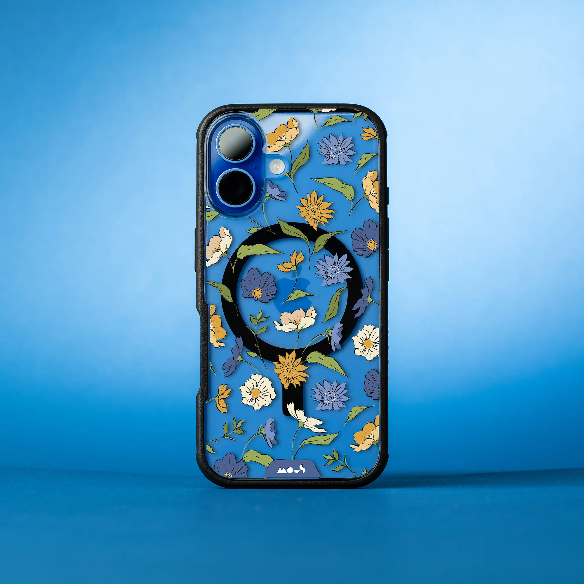 Floral Blue Protective Phone Case - Flowers MagSafe - Image 13