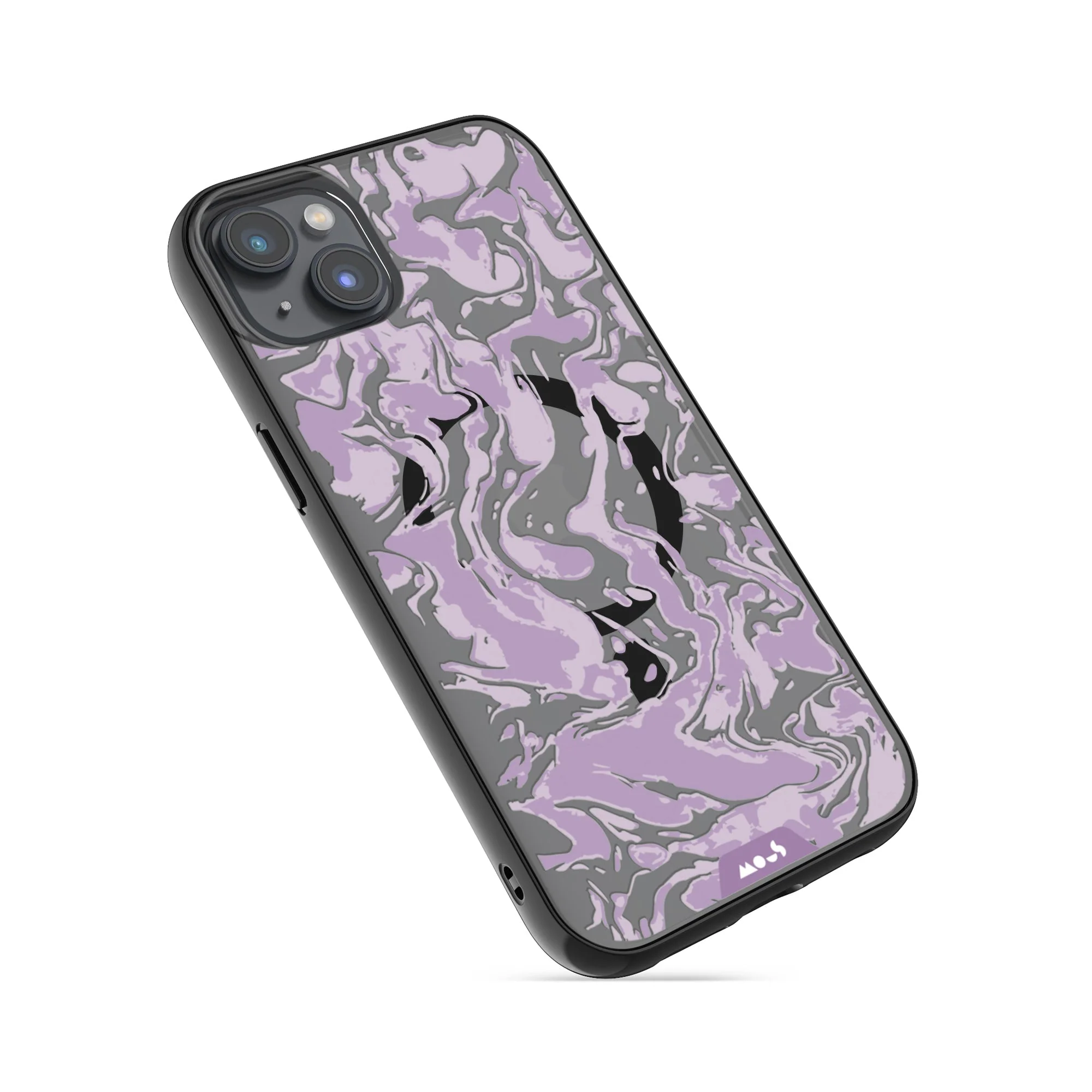 Lilac Protective Phone Case - Marbled MagSafe - Image 10