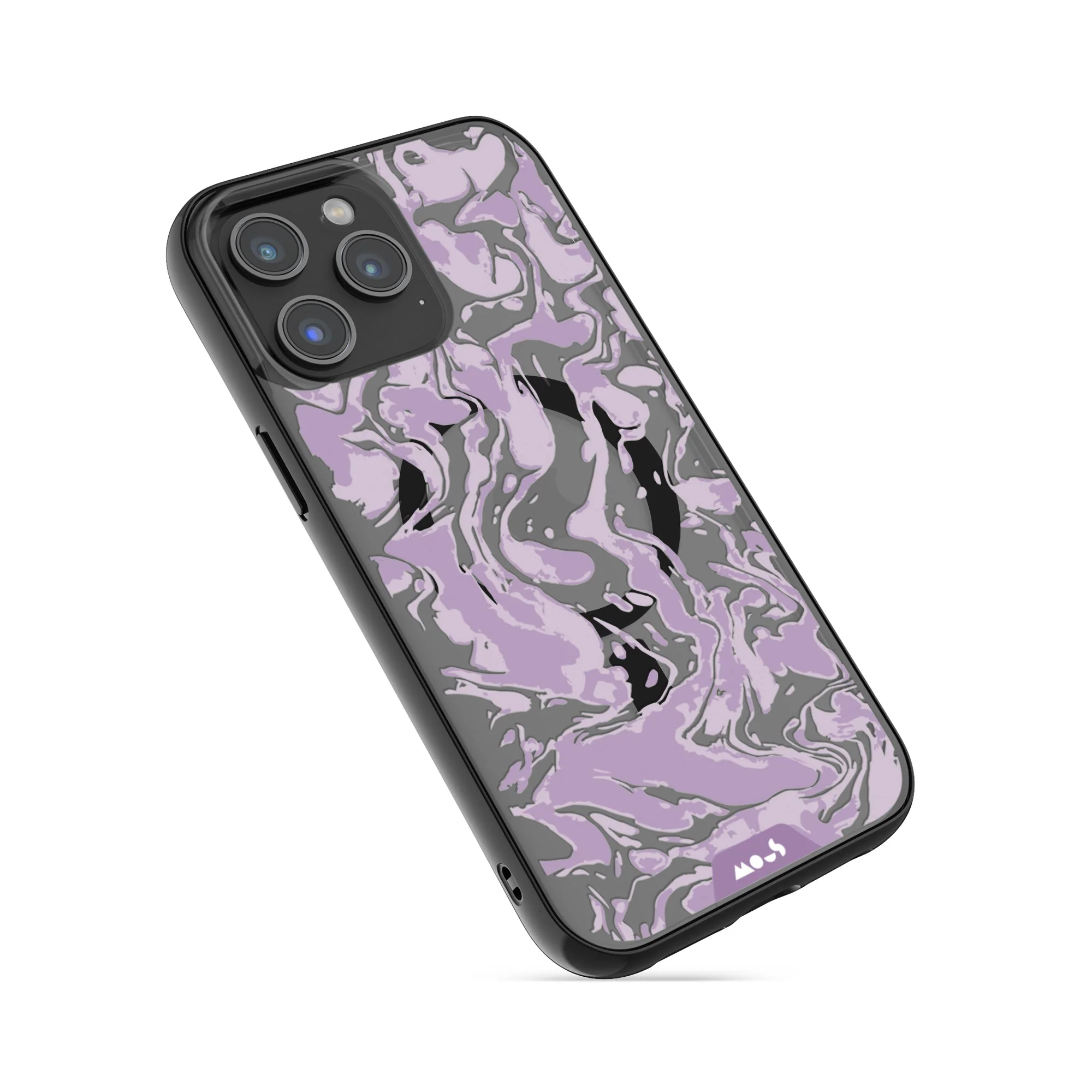 Lilac Protective Phone Case - Marbled MagSafe - Image 6