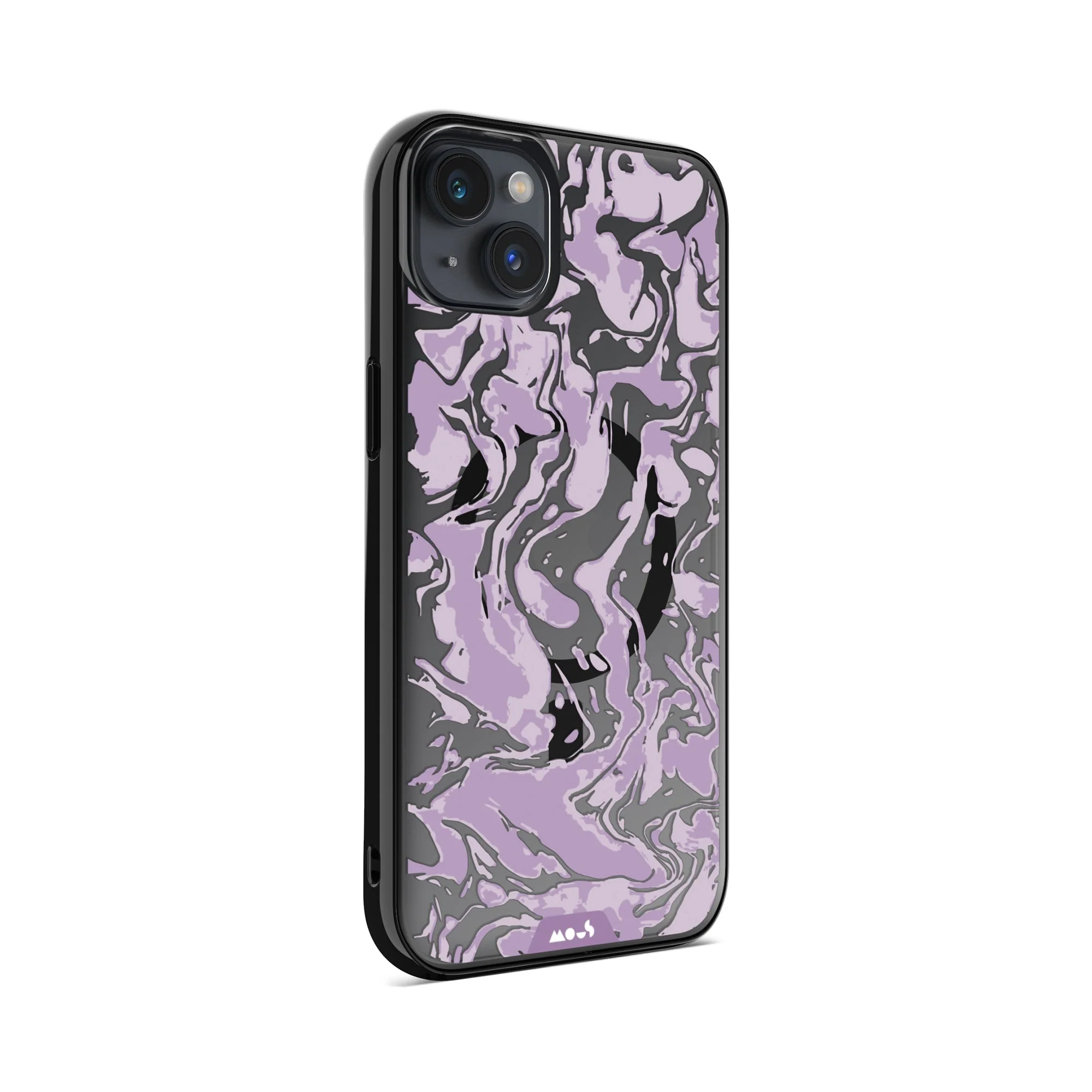 Lilac Protective Phone Case - Marbled MagSafe - Image 9