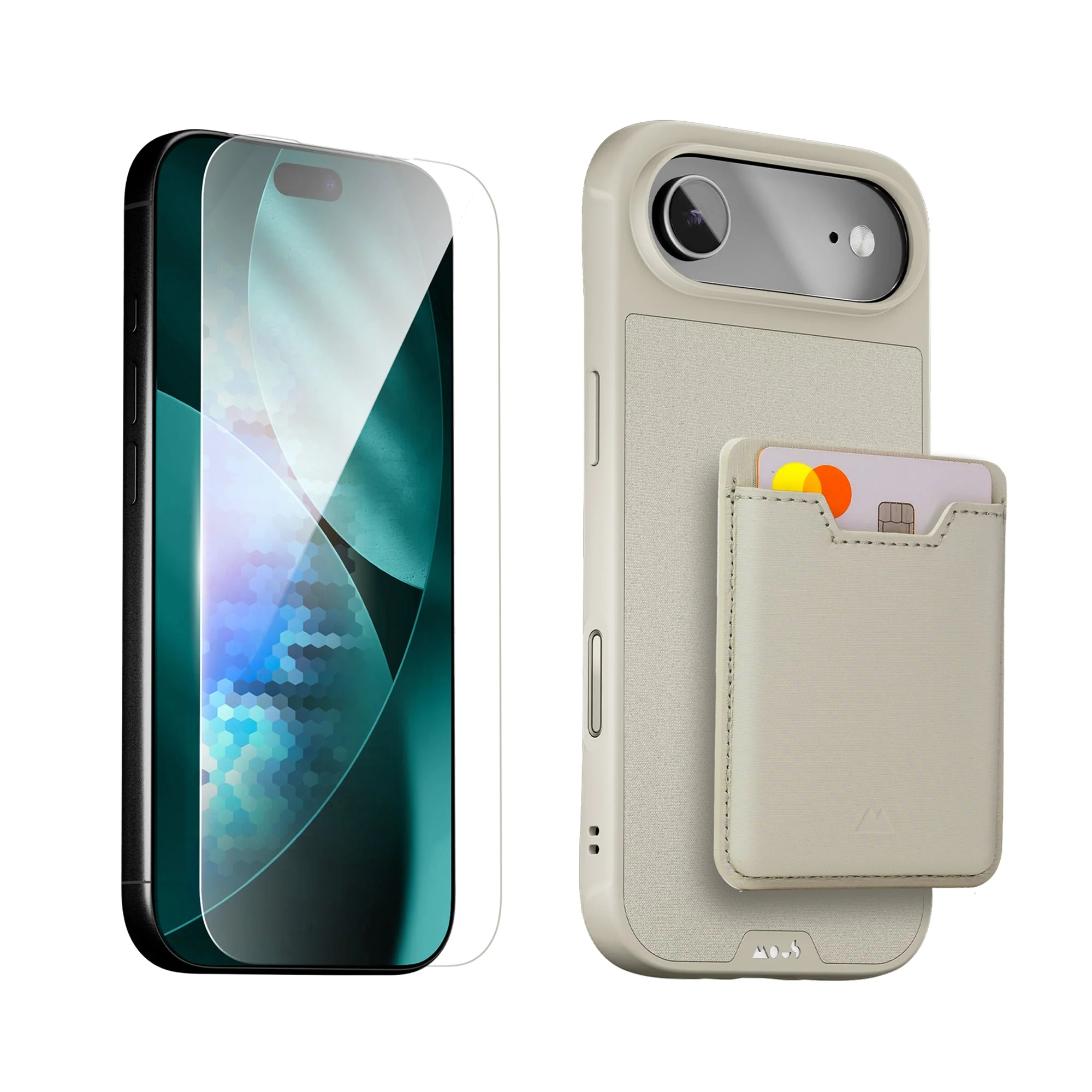 Stone Protective Case, Screen Protector and Card Wallet - Apple Starter Kit - Image 11