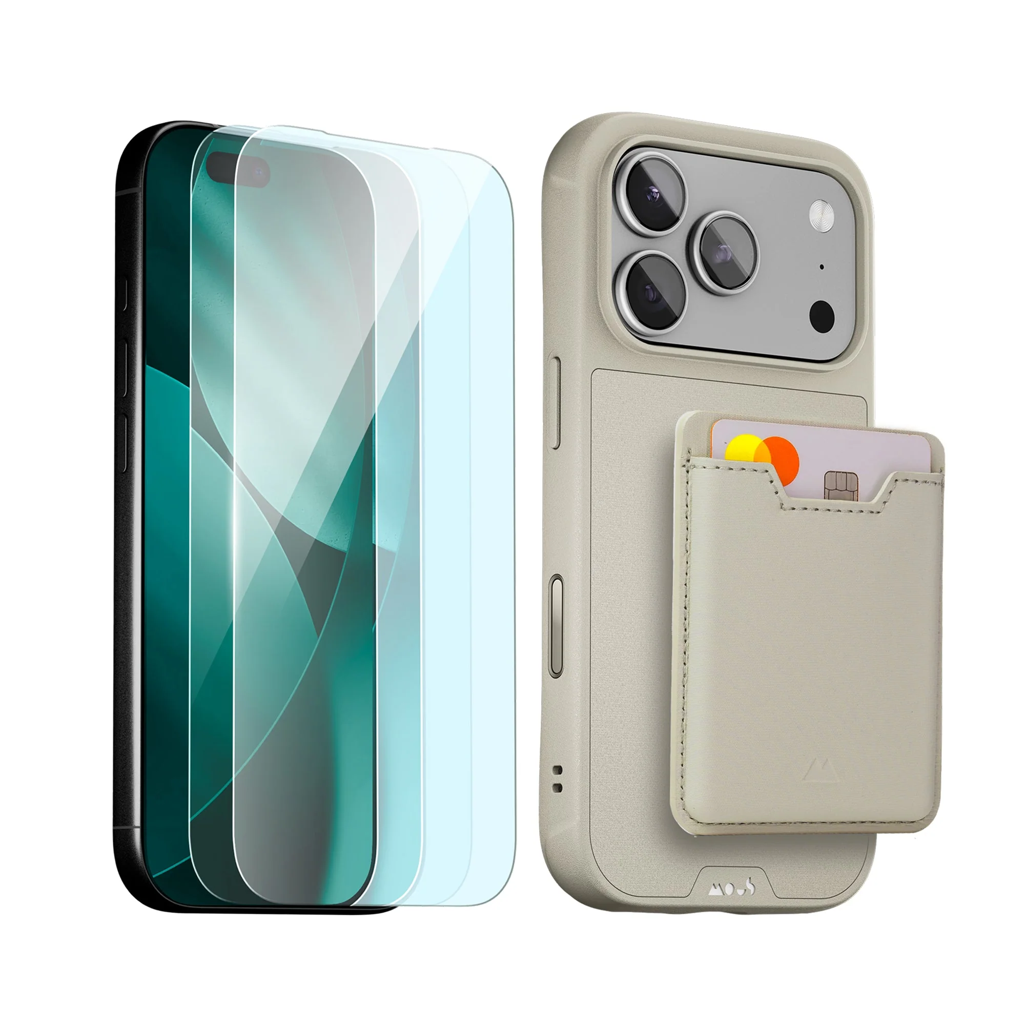Stone Protective Case, Screen Protector and Card Wallet - Apple Starter Kit - Image 12