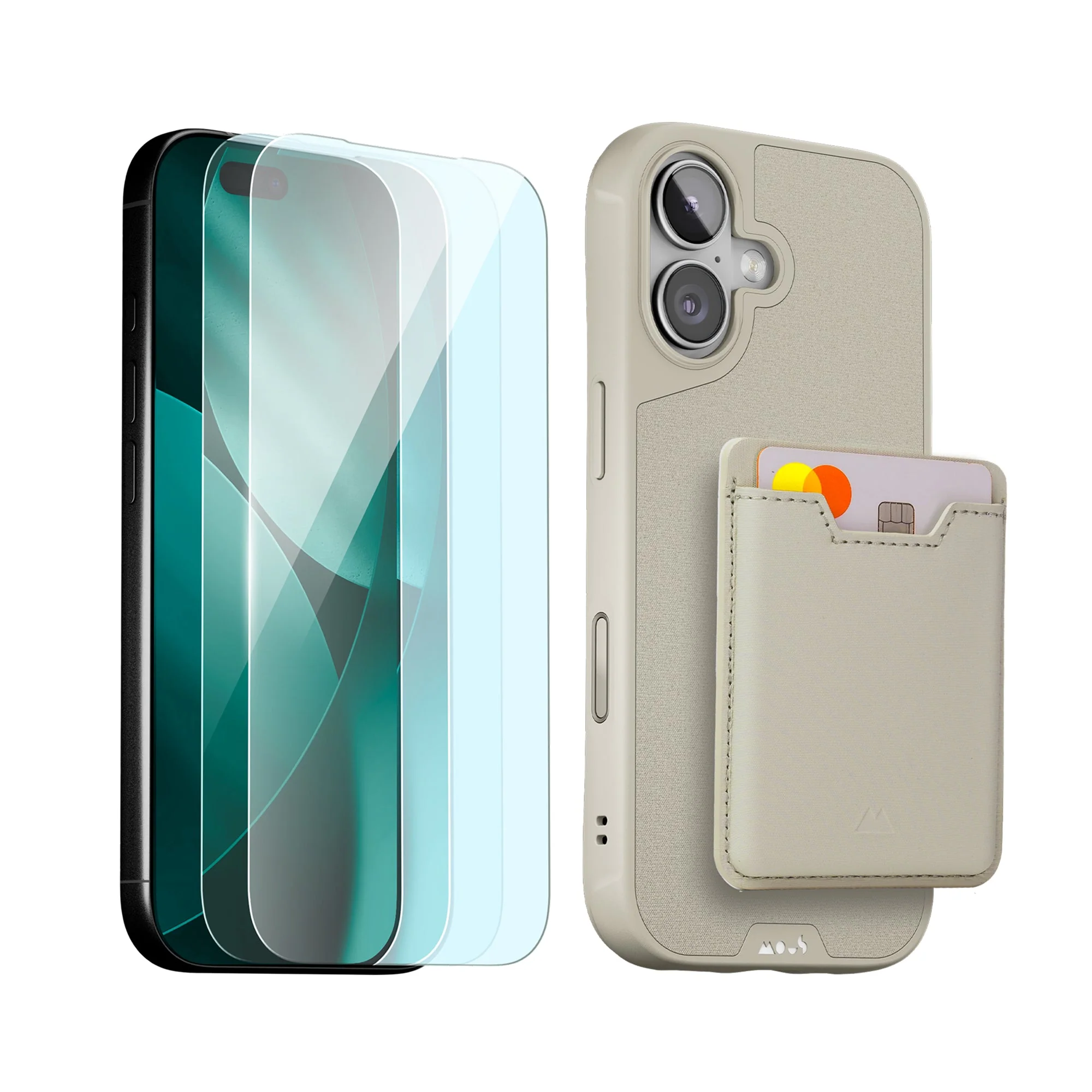 Stone Protective Case, Screen Protector and Card Wallet - Apple Starter Kit - Image 13