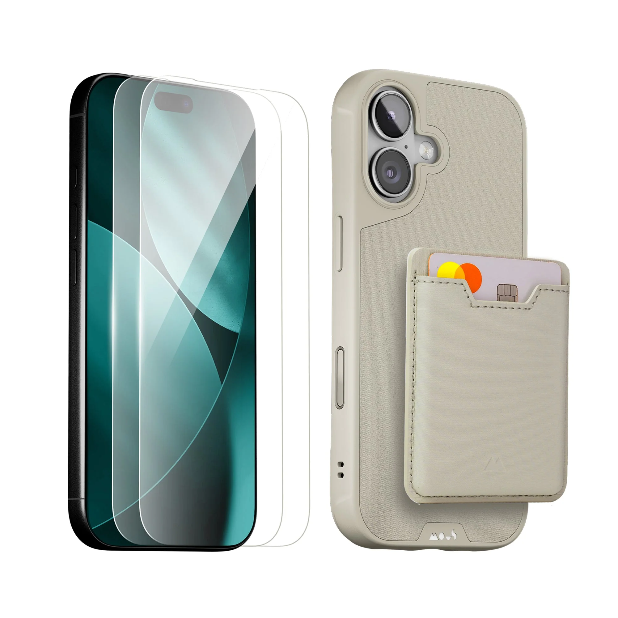 Stone Protective Case, Screen Protector and Card Wallet - Apple Starter Kit - Image 4