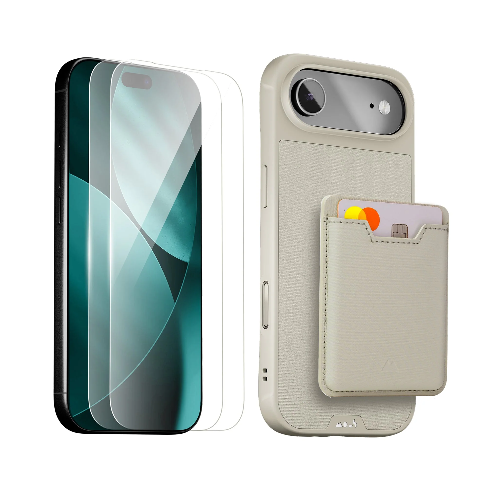 Stone Protective Case, Screen Protector and Card Wallet - Apple Starter Kit - Image 5