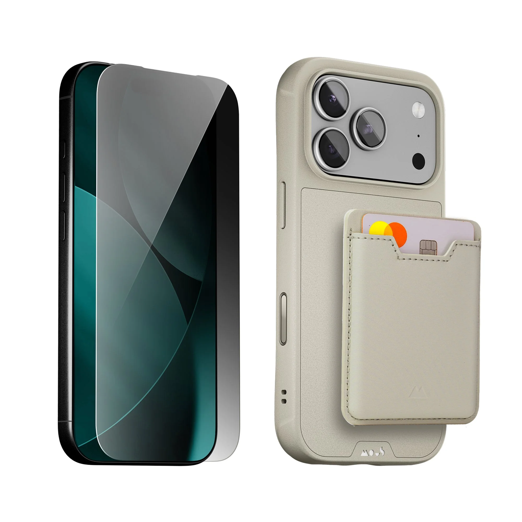 Stone Protective Case, Screen Protector and Card Wallet - Apple Starter Kit - Image 6