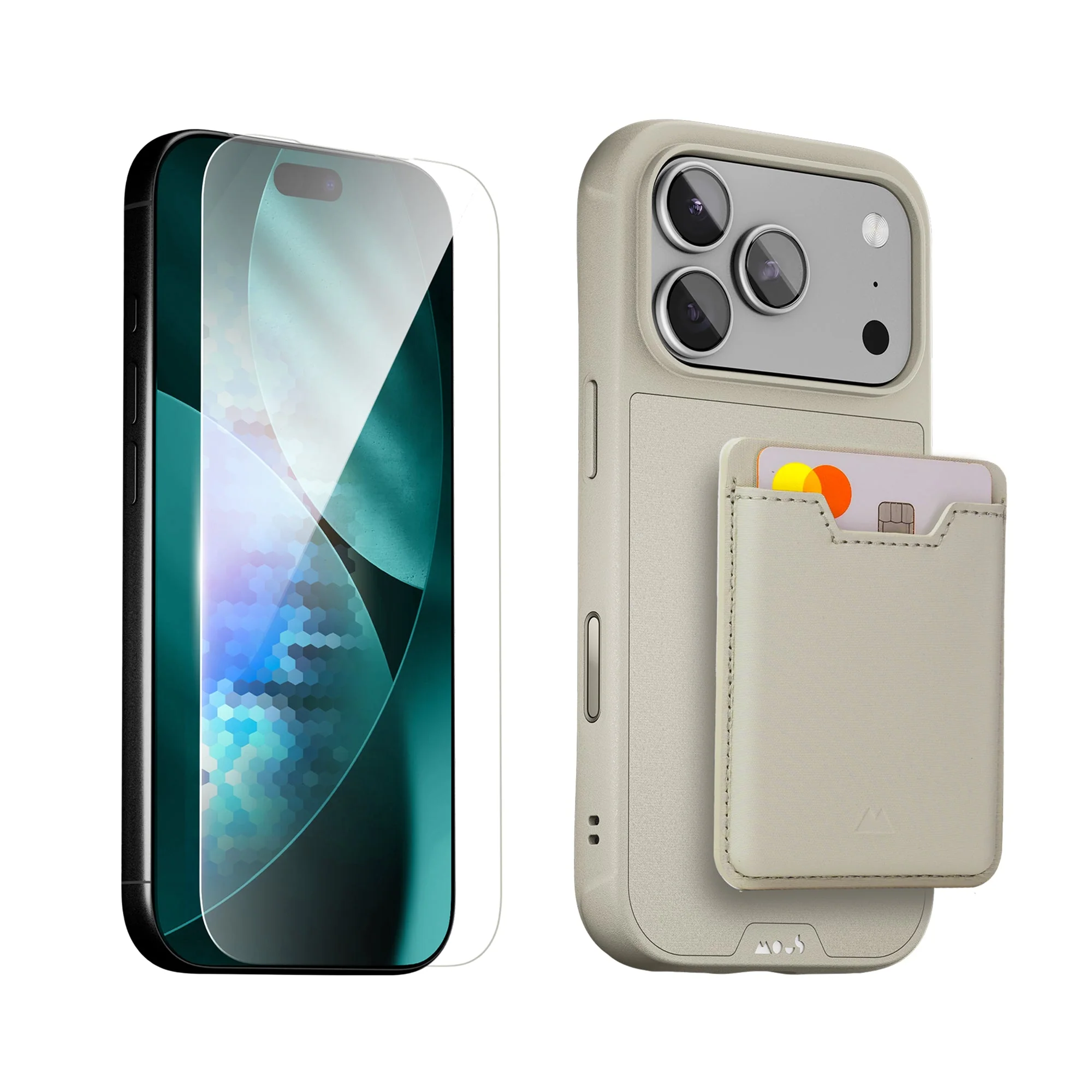 Stone Protective Case, Screen Protector and Card Wallet - Apple Starter Kit - Image 9
