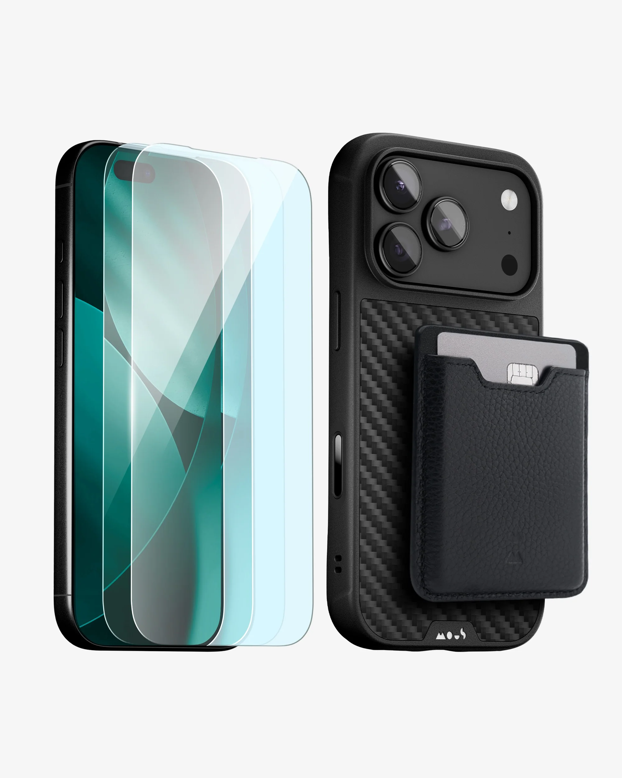 Aramid Fibre Protective Case, Screen Protector and Card Wallet - Apple Starter Kit - Image 15