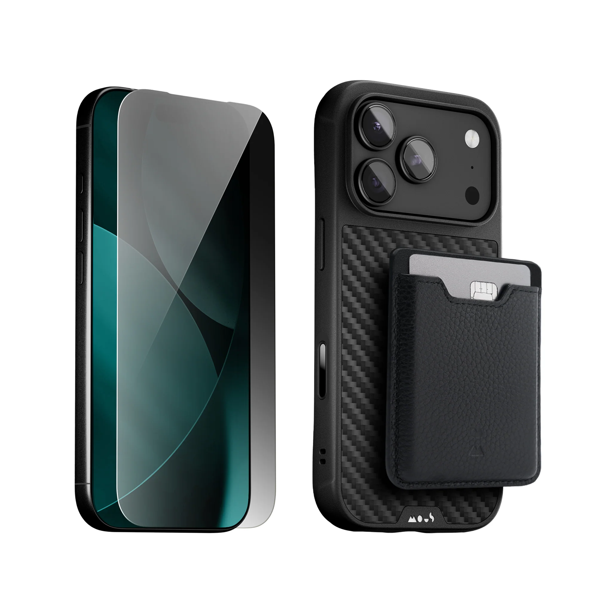 Aramid Fibre Protective Case, Screen Protector and Card Wallet - Apple Starter Kit - Image 3