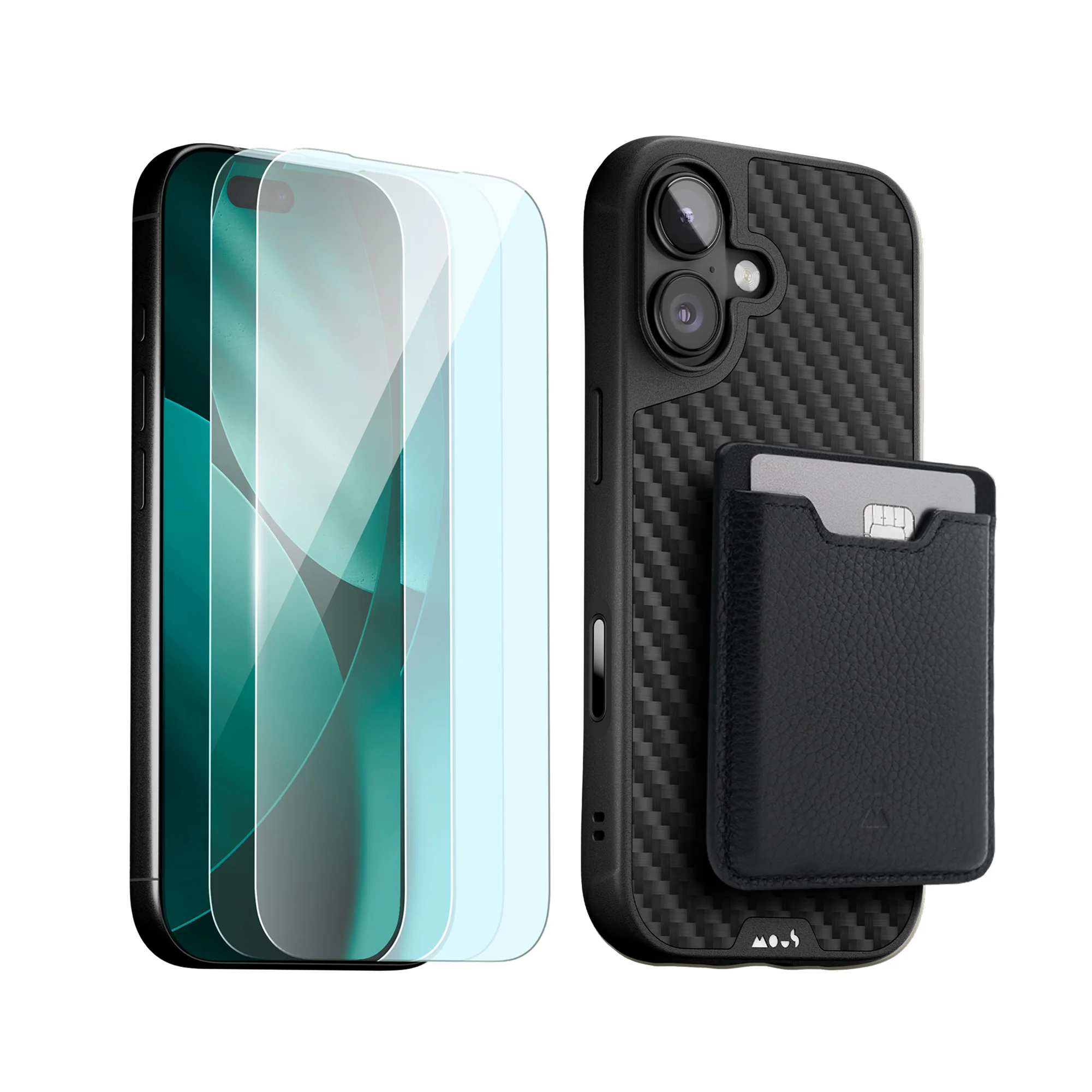Aramid Fibre Protective Case, Screen Protector and Card Wallet - Apple Starter Kit - Image 4